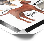 Hondenrassen Foto Afdruk (Hoek)