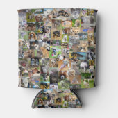 Hondenrassen fotocollage, blikjeskoeler (Voorkant)