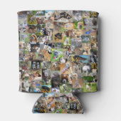 Hondenrassen fotocollage, blikjeskoeler (Achterkant)