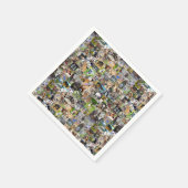 Hondenrassen fotocollage, servet (Hoek)