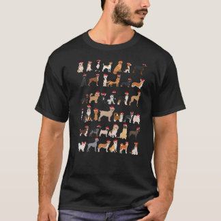 Hondenrassen Kerstmis Meest populaire Hondenrassen T-shirt