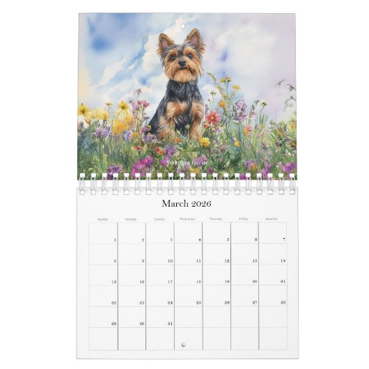 Hondenrassen - Kleine kalender (Mar 2026)