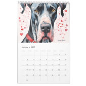 Hondenrassen Kunstkalender Kalender (Jan 2027)