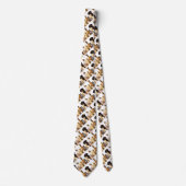 Hondenrassen Leuke Cartoon Dieren Dieren Stropdas (Voorkant)