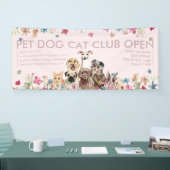 Hondenrassen Mooie Puppies Open Feest Spandoek (Beurs)