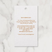 Hondenrassen Puppies Huisdier Cadeaulabels (Achterkant)