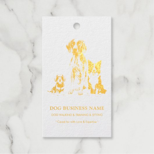 Hondenrassen Puppies Huisdier Cadeaulabels (Voorkant)