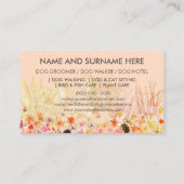 Hondenrassen Puppy Pet Sitter Visitekaartje (Achterkant)