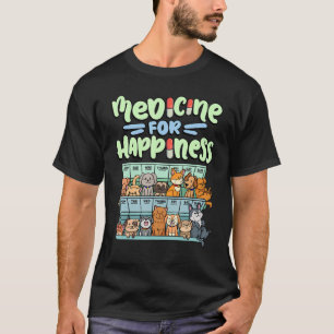 hondenrassen voor de pillen van gelukkige dieren t-shirt