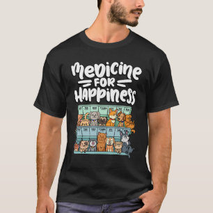 hondenrassen voor de pillen van gelukkige dieren t-shirt