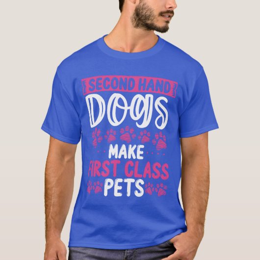 Hondenredder Funny Shelter Dogs tweedehands honden T-shirt (Voorkant)