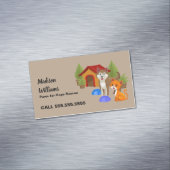 Hondenredding Magnetisch Visitekaartje (Voorbeeld)