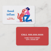 Hondenredding Visitekaartje (Voorkant / Achterkant)