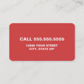 Hondenredding Visitekaartje (Achterkant)