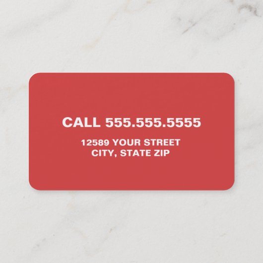 Hondenredding Visitekaartje (Achterkant)