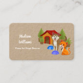 Hondenredding Visitekaartje (Voorkant)