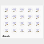 hondenrennen ronde sticker (Vel)