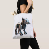 hondenrobot tote bag (Dichtbij)