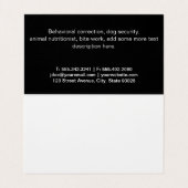 Hondenroedel | Hondentraining Visitekaartje (Binnenkant ongevouwen)