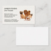 hondenroedel | Polka Dot Pattern Visitekaartje (Voorkant / Achterkant)