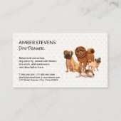 hondenroedel | Polka Dot Pattern Visitekaartje (Voorkant)