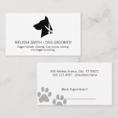 hondenschaar | dierenverzorger afsprakenkaartje (Voorkant / Achterkant)