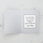 Hondenschilderij voor verjaardags Humor Kaart (Binnen)