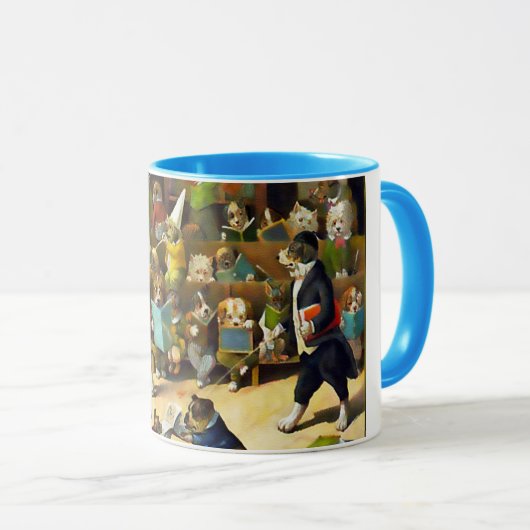 Hondenschool van Louis Wain Mok (Voorkant rechts)