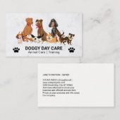 Hondensitter | Dierenservices | Groep honden Visitekaartje (Voorkant / Achterkant)
