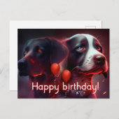 Hondenskaart Briefkaart (Voorkant / Achterkant)