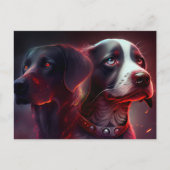 Hondenskaarten Briefkaart (Voorkant)