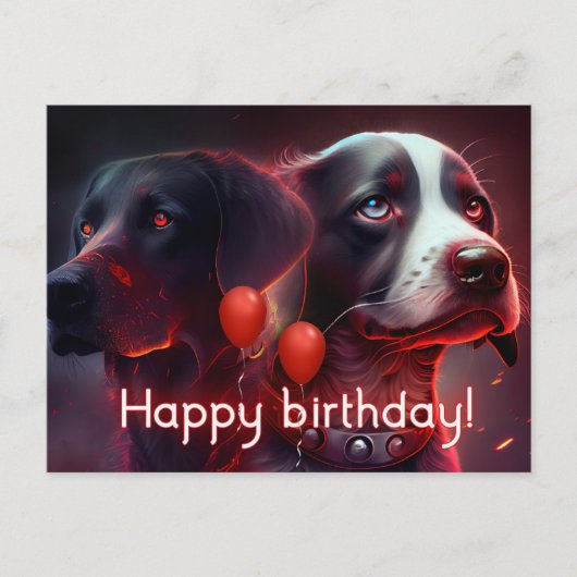 Hondenskaarten Briefkaart (Voorkant)