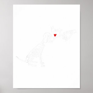 Hondenskelet Boop Hond Grappig Halloween Meisje Ma Poster