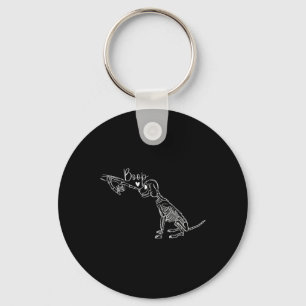 Hondenskelet Hand Boop Halloween Puppy Hond Liefhe Sleutelhanger