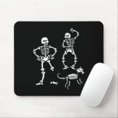 Hondenskelet Hardlopen Halloween Kostuum Feest Muismat (Met muis)