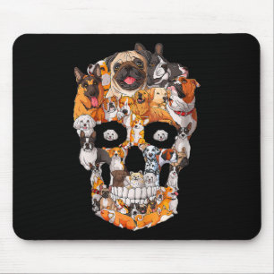 Hondenskelet Hondenpoot Liefhebber Halloween Honde Muismat