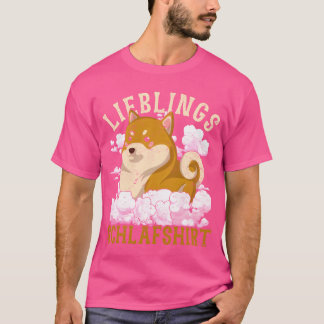 Hondenslaap shirt hondenliefhebber cadeau Shiba In