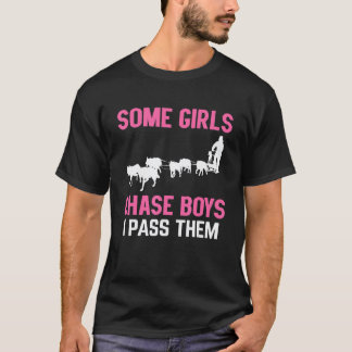 Hondenslee Husky-hondenslee maken Sneeuwslee Racen T-shirt