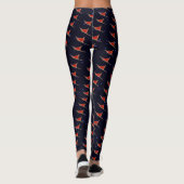Hondenslee op sterren leggings (Achterkant)