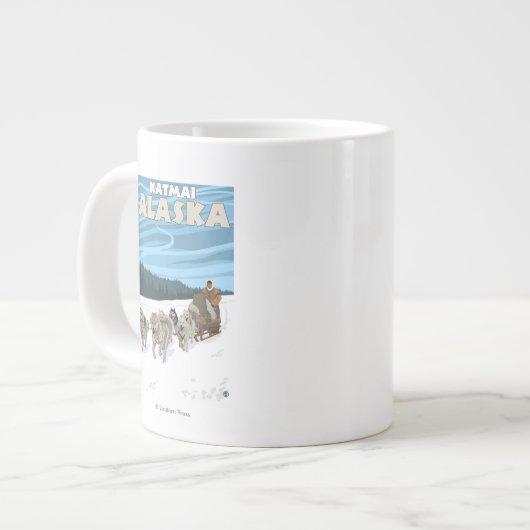 Hondenslee-scenes - Katmai, Alaska Grote Koffiekop (Links)