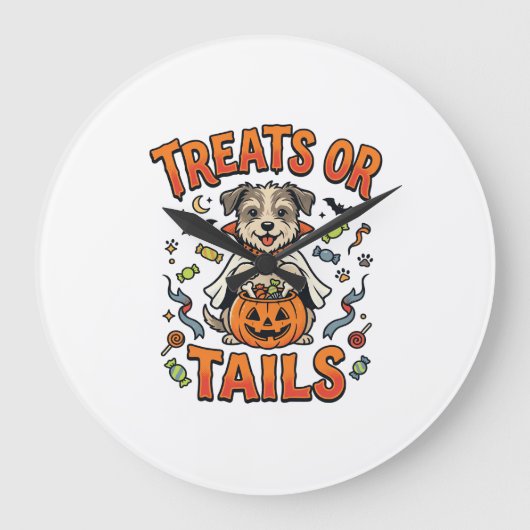 Hondensnoepgoed kattenkwaad met Halloween Grote Klok (Voorkant)