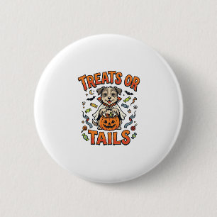 Hondensnoepgoed kattenkwaad met Halloween Ronde Button 5,7 Cm