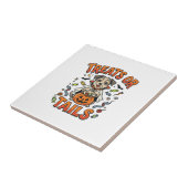 Hondensnoepgoed kattenkwaad met Halloween Tegeltje (Zijkant)