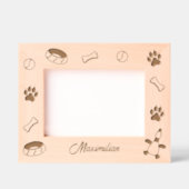 Hondenspeelgoed Schaal Paw Prints 7x5 Gegraveerde Lijstjes (Voorkant)