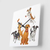 Hondenspel Vierkante Klok (Hoek)