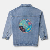 hondenspullen denim jacket (Achterkant)