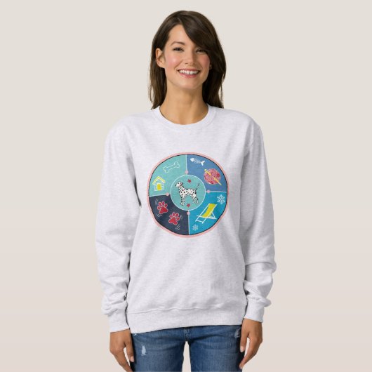 hondenspullen trui (Voorkant volledig)