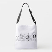 Hondenstaarten Crossbody Tas (Achterkant)