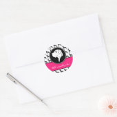 Hondensticker Ronde Sticker (Envelop)