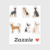 hondensticker sticker (Vel)